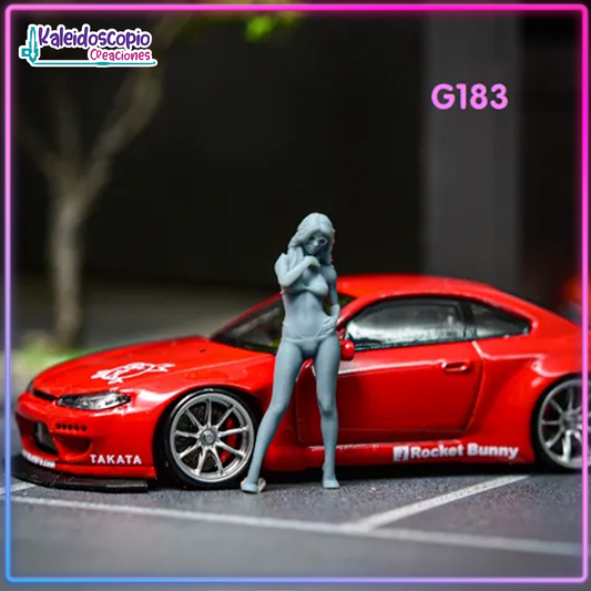 Chica 183 - ESCALA 164 - Minis Dioramas