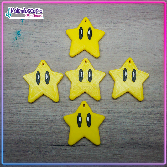 Estrella mini Pack 5 piezas colgantes