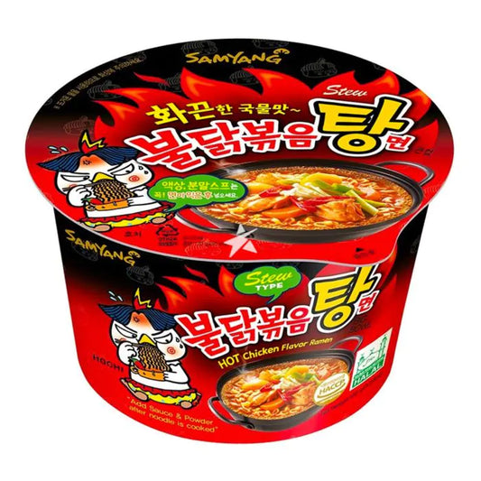 Samyang Buldak Hot Chicken Flavour Ramen - Stew Type Soup Big Bowl 120g