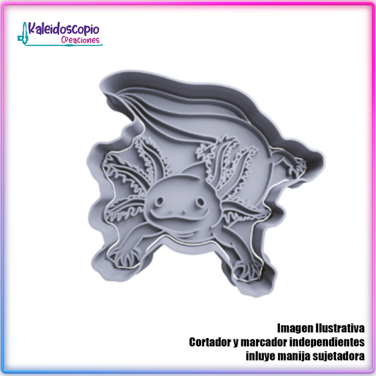 Ajolote Cortador para galletas y fondant