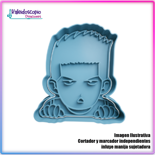 Akira Sendoh Rostro - Slam Dunk - Cortador de Galletas y Fondant