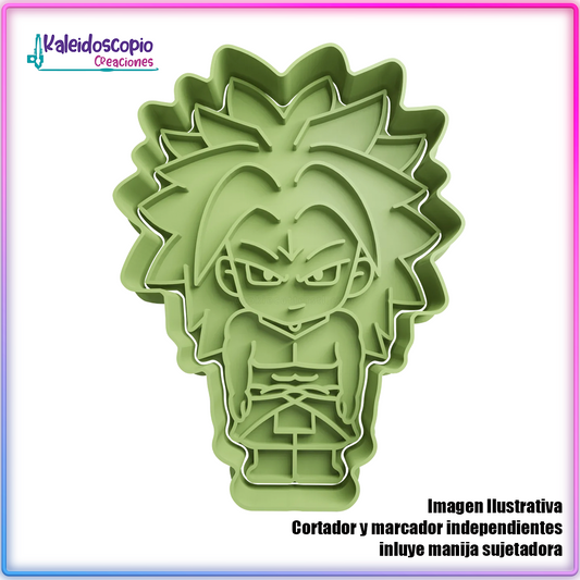 Broly Dragon Ball Super Cortador para galletas