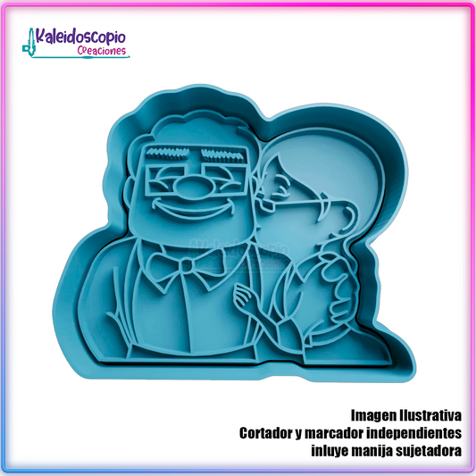 Carl & Ellie - Cortador padíagalletas y fondant