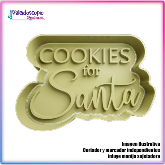Cookies for Santa - Cortador de Galletas y Fondant