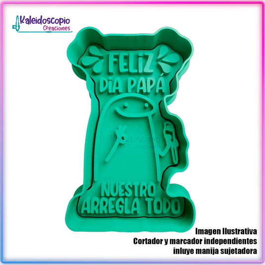 Deformito Papá arregla todo - Cortador padíagalletas y fondant