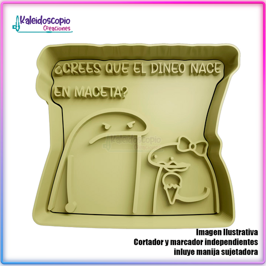 Deformito Papá Dinero - Cortador padíagalletas y fondant