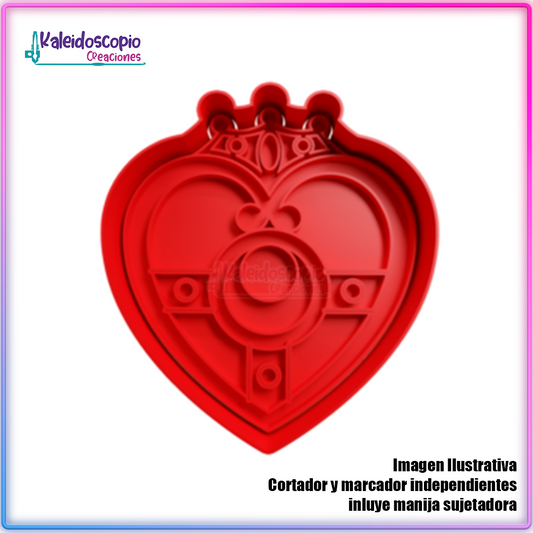 Dije Corazon Cortador para galletas y fondant
