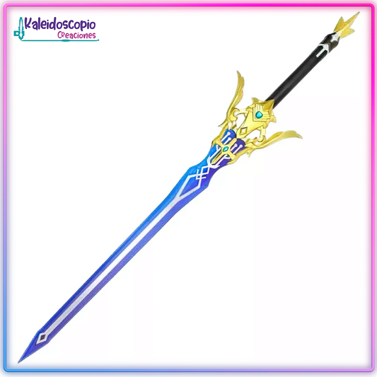 Genshin Impact Espada Freedom Sworn De Acero Decorativo