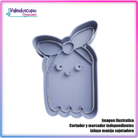 Fantasma con Moño Cortador de Galletas y Fondant