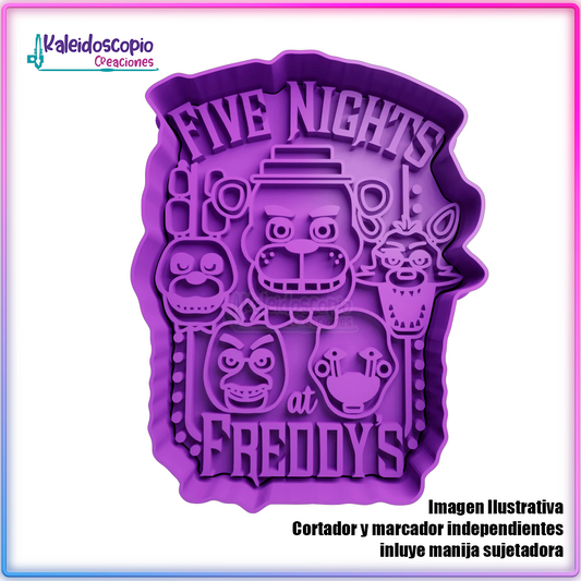 Five nights at Freddy´s - Cortador para Galletas y Fondant
