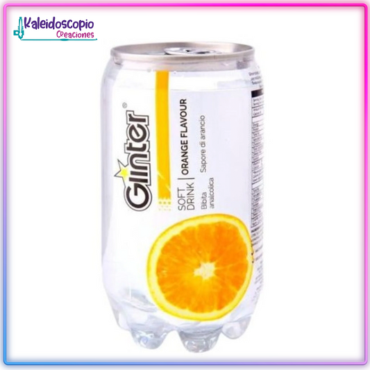 Refresco Sabor Naranja Glinter Sparkling 350ml