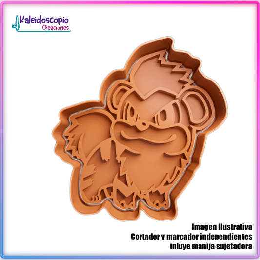 Growlithe Pokemon - Cortador de Galletas y Fondant