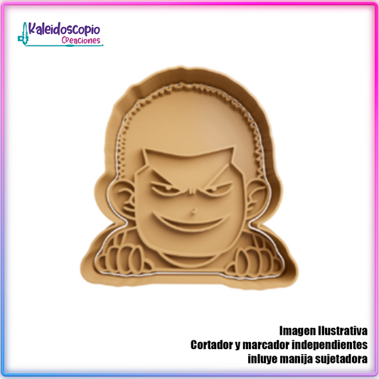Hanamichi Sakuragi Rostro - Slam Dunk - Cortador de Galletas y Fondant