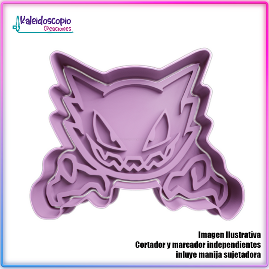 Haunter Pokemon - Cortador de Galletas y Fondant