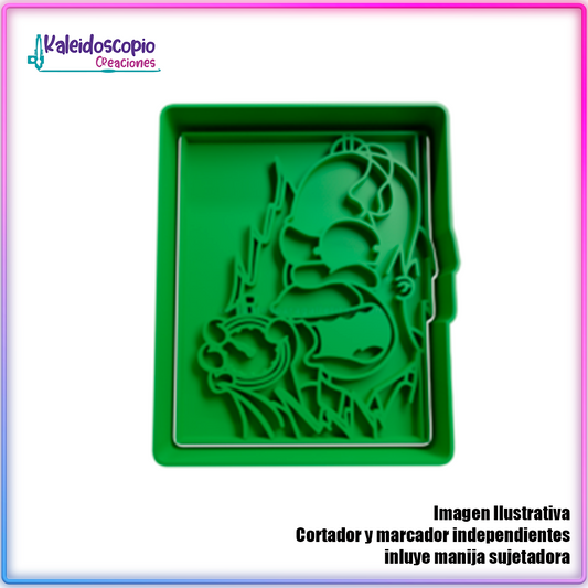 Homero Molesto - Cortador para galletas y fondant