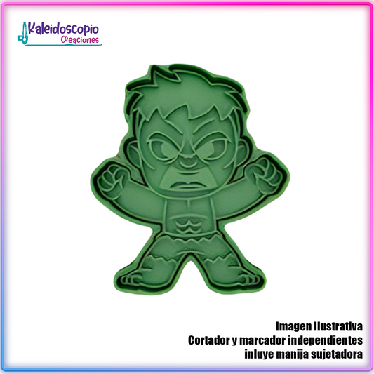 Hulk Avengers Cortador de Galleta y Fondant