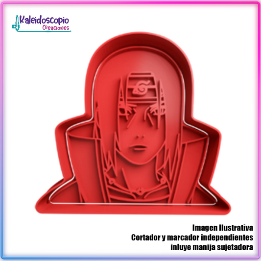 Itachi Rostro - Cortador de Galletas y Fondant