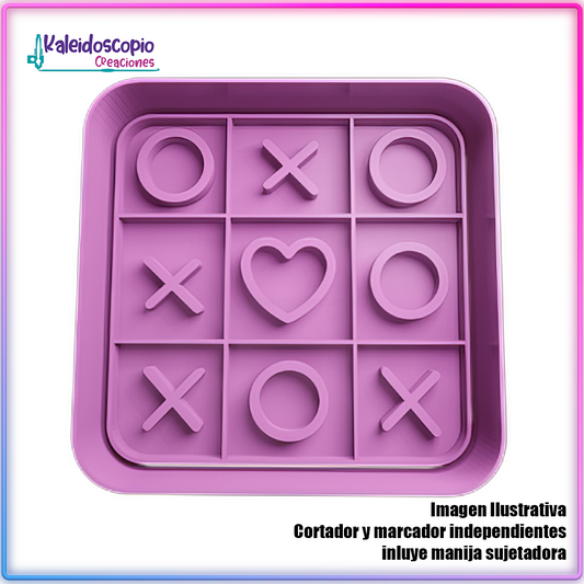 Juego del Gato San Valentin - Cortador de Galletas y Fondant