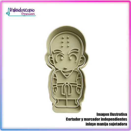 Krillin Dragon Ball Super Cortador para galletas