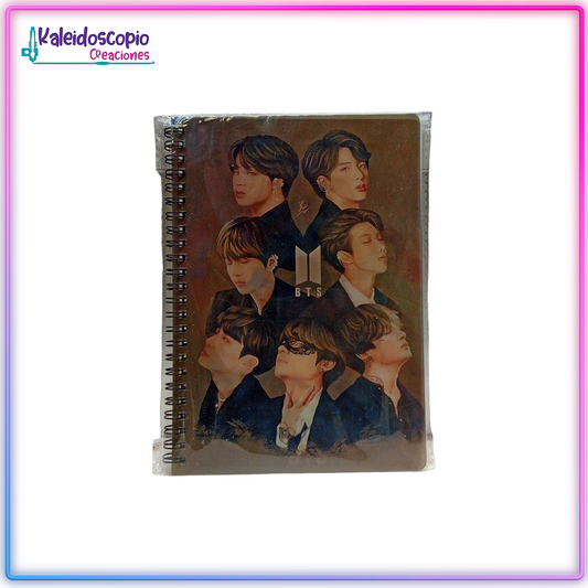 Libreta Bts Holografica - Libreta - BTS