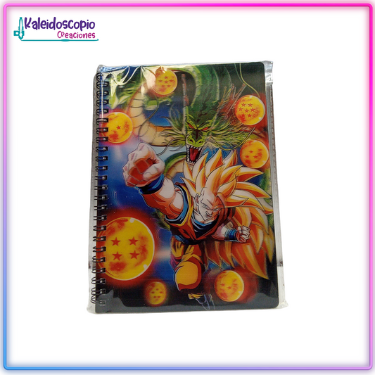 Libreta Son Goku SSJ3 Holografica - Libreta - DBZ