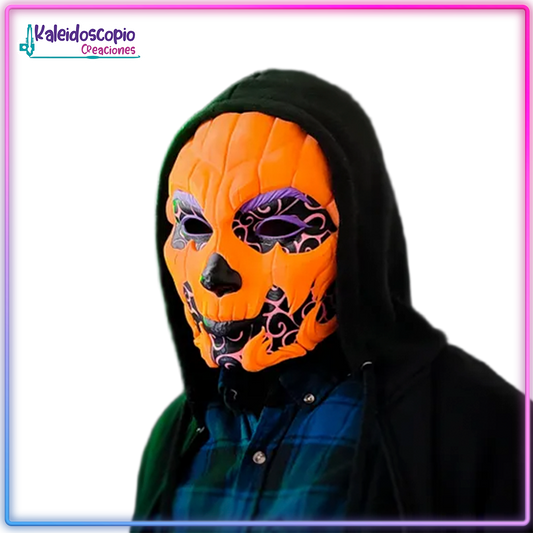 Mascara Calabaza Mandibula Movible