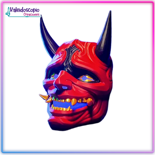 Mascara Oni Mandibula Movible