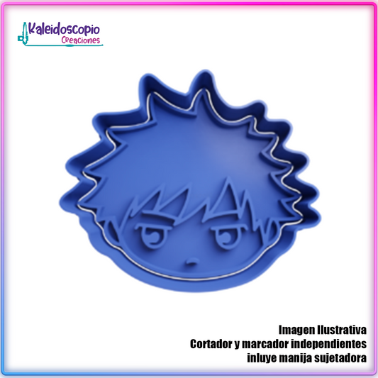 Megumi Fushiguro Chibi Cortador de Galletas y Fondant