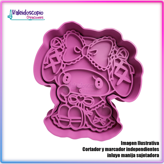 Melody Dama Antigua - Cortador para galletas y fondant