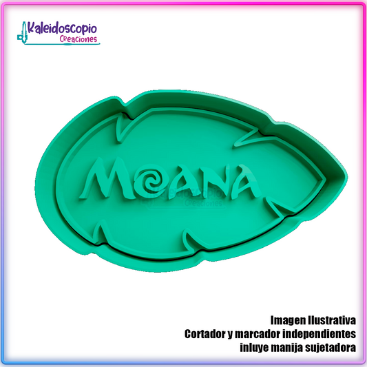 Moana logo - Cortador para galletas y fondant