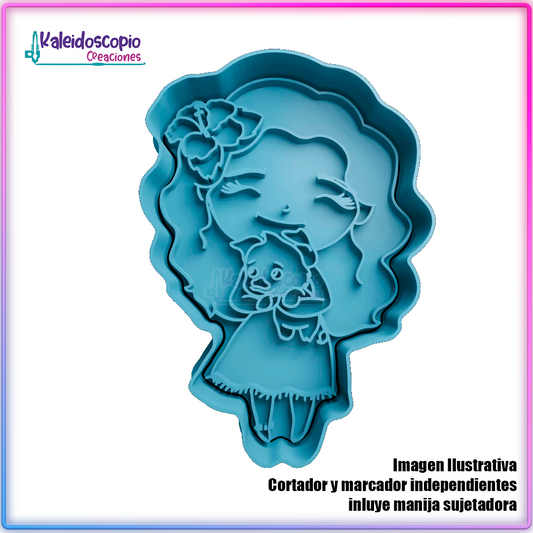 Moana cute - Cortador para galletas y fondant