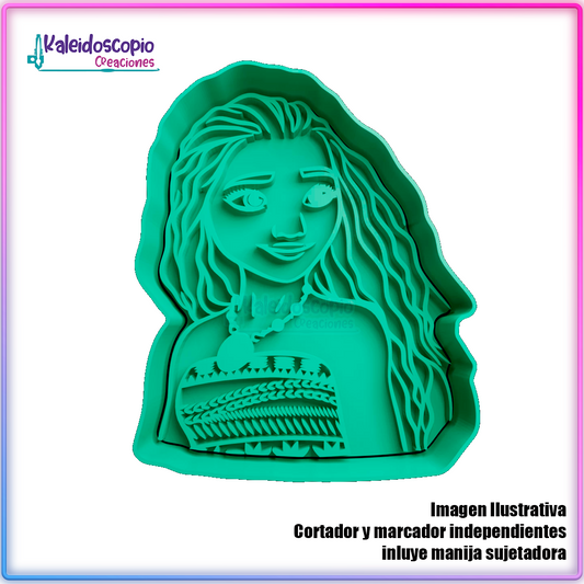 Moana - Cortador para galletas y fondant