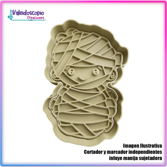 Momia Hallowen Cortador de Galletas y Fondant