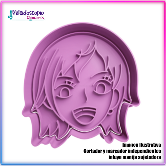 Nami Cabeza - One Piece - Cortador de Galletas y Fondant