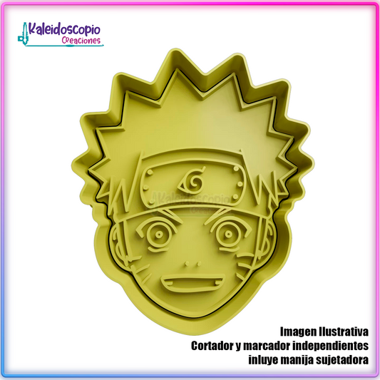 Naruto uzumaki - Cortador para galletas y fondant