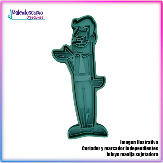 Papa Timmy Turner Cortador de Galleta y Fondant