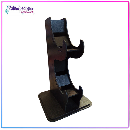 Soporte Doble para Controles Negro
