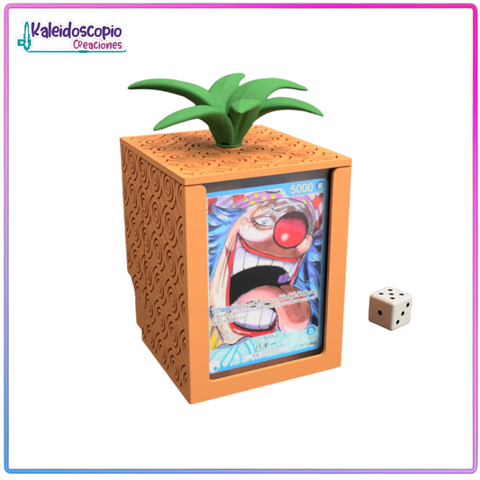 Deck Box Fruta del Diablo Ace Cuadrada One Piece