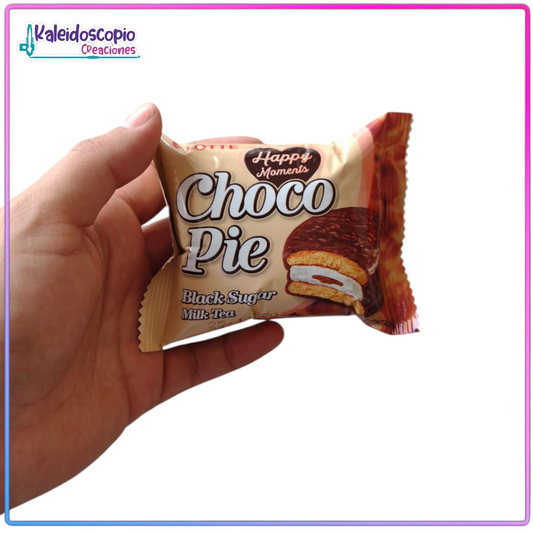 Choco Pie Black Sugar, Lotte.