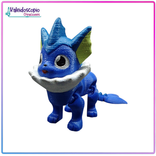 Figura de Vaporeon Pequeño - Flexy Pokemon