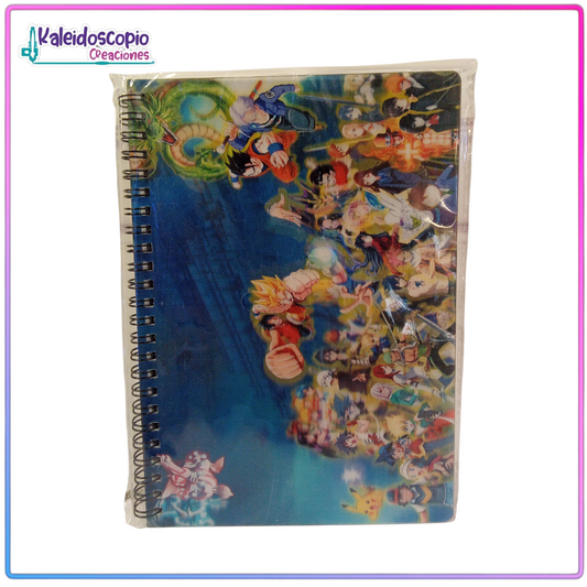 Libreta Animes Unidos - Libreta