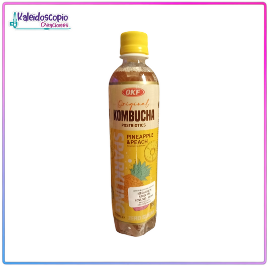 Piña y Durazno, OKF KOMBUCHA