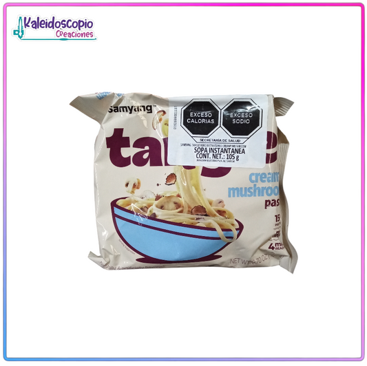 Tangle Sobre Champiñón Cremoso