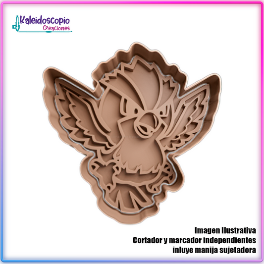 Pidgey Pokemon - Cortador de Galletas y Fondant
