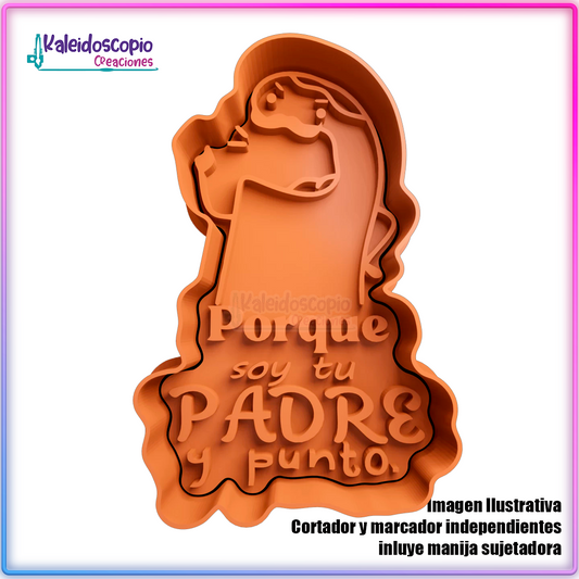 Deformito Por que soy tu padre - Cortador padíagalletas y fondant
