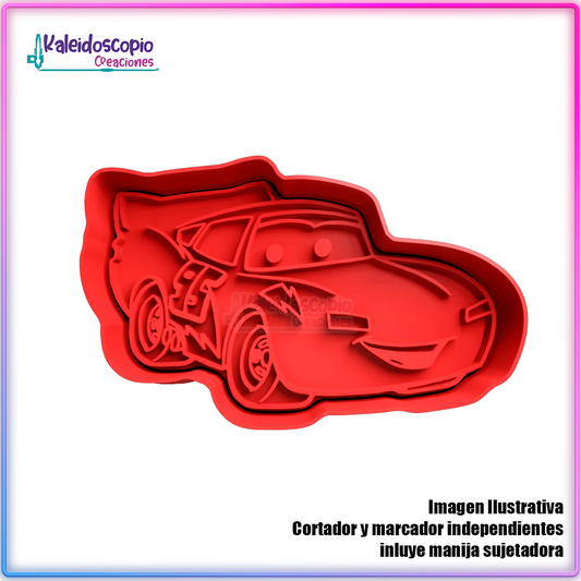 Rayo Mcqueen -Hudsondor padíagalletas y fondant