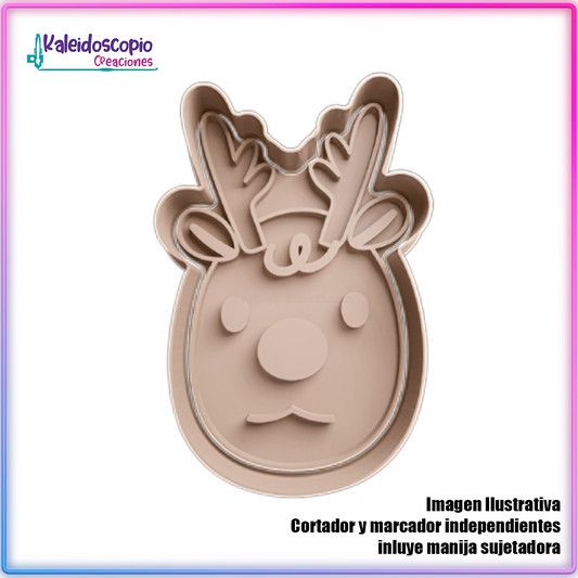 Reno Cute - Cortador de Galletas y Fondant