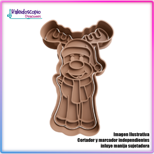 Reno Sombrero de Santa Claus - Cortador de Galletas y Fondant