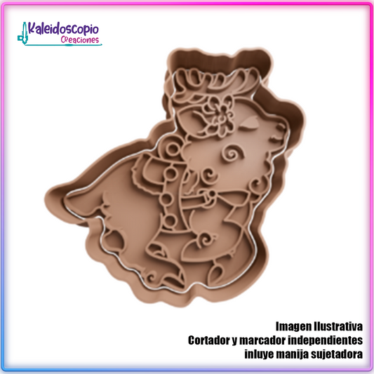 Reno Volando - Cortador de Galletas y Fondant
