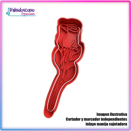 Rosa San Valentin - Cortador de Galletas y Fondant